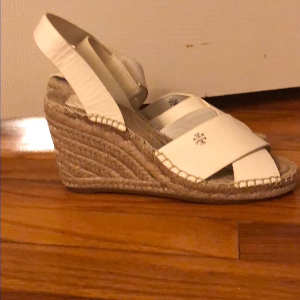 Off white Tory Burch Wedge Espadilles